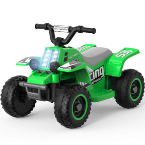 6Volt 7AH Battery Powered Ride on ATV  Electric 4-Wheeler Quad Car for Toddlers Unisex