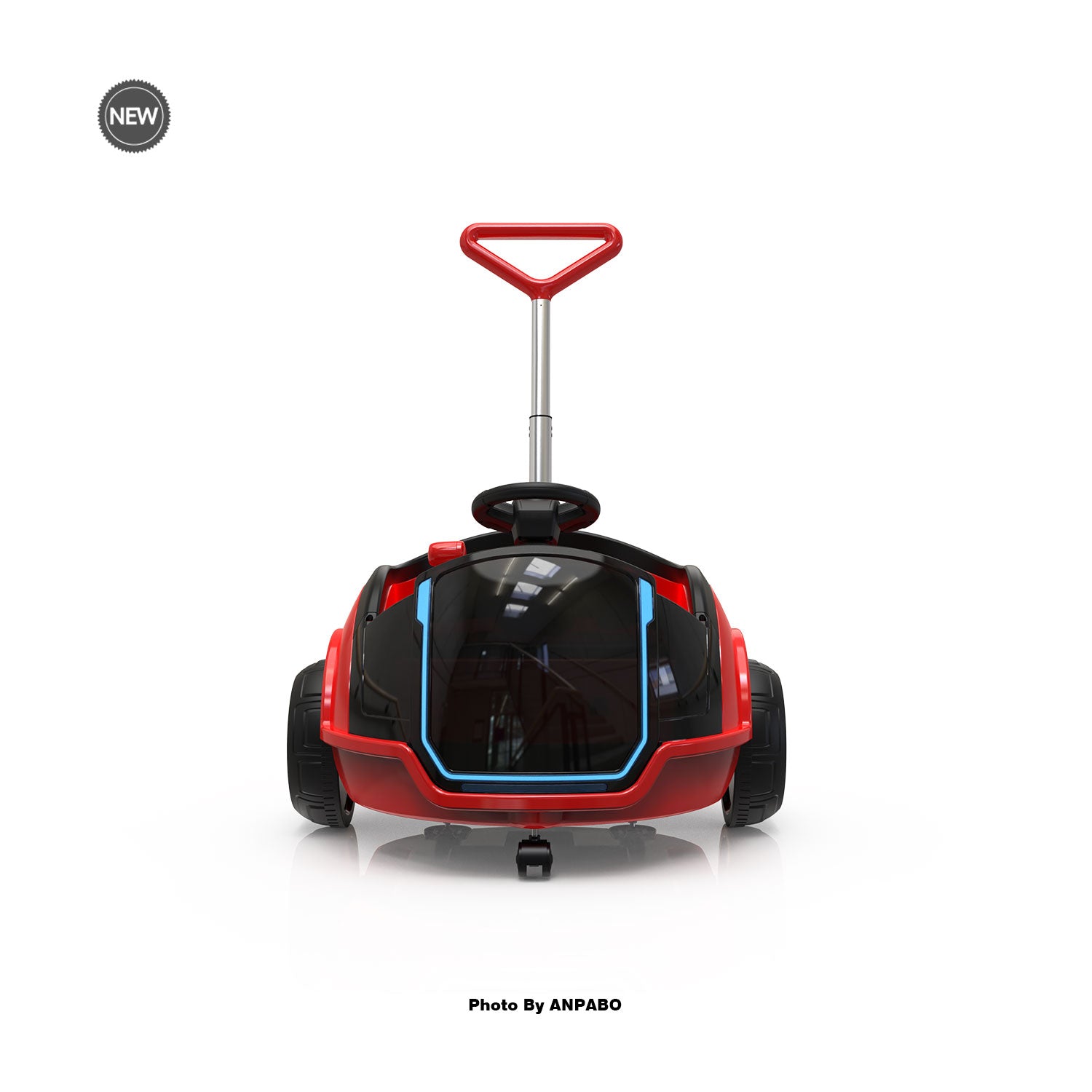 12V 3-In-1 Ride On Car Designed to Grow With Your Child-red