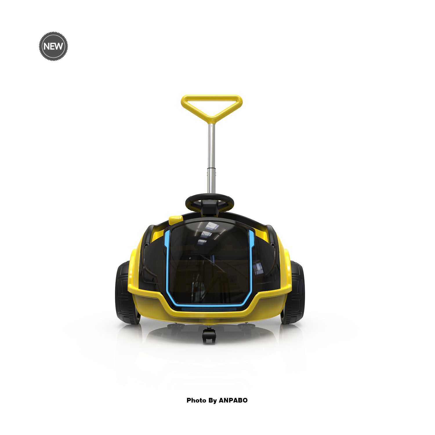 12V 3-In-1 Ride On Car Designed to Grow With Your Child-yellow