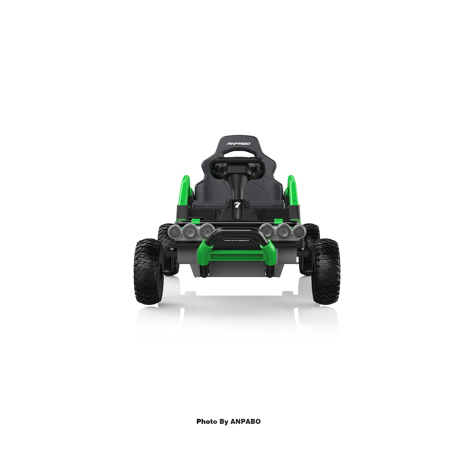 24V Off-Road Car with Throttle & Clutch Pedal for All-Terrain Fun-green