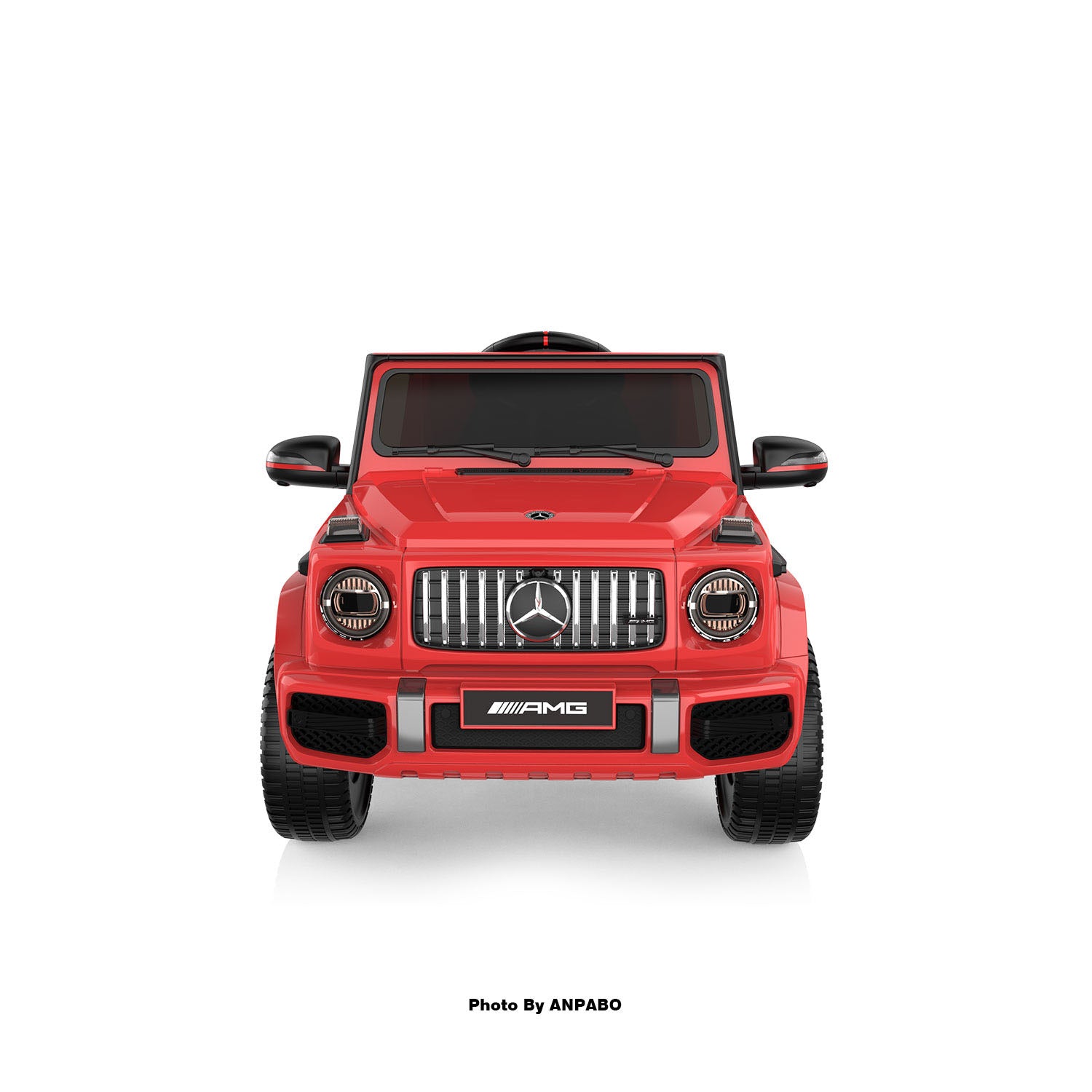12V 2-Seater Mercedes-Benz G63 Kids Ride On Car/SUV with Remote Control-red