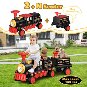 12V Electric Ride on Train 2 Seater for Kids