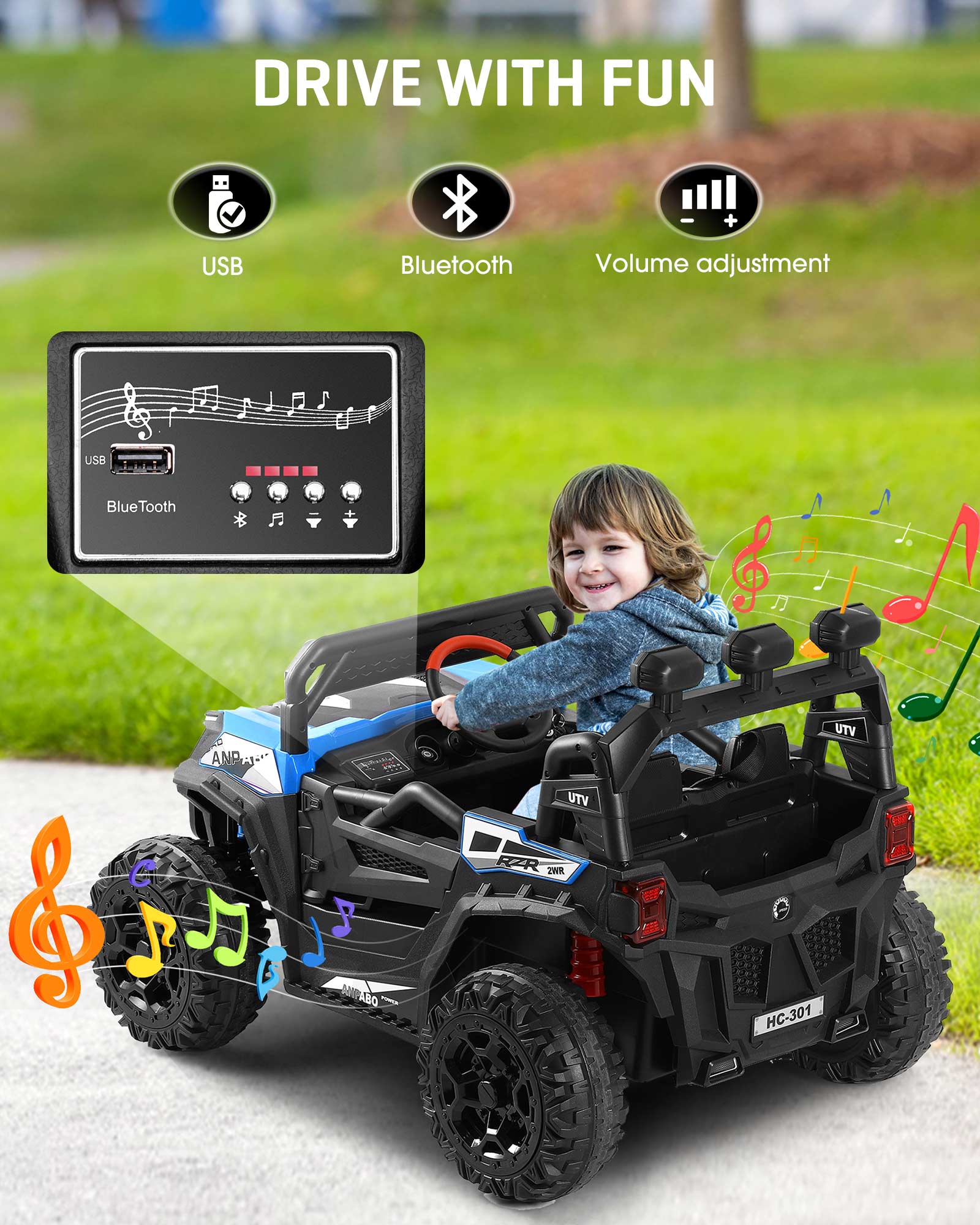 24V 4WD Electric Toy Car Ride on Truck