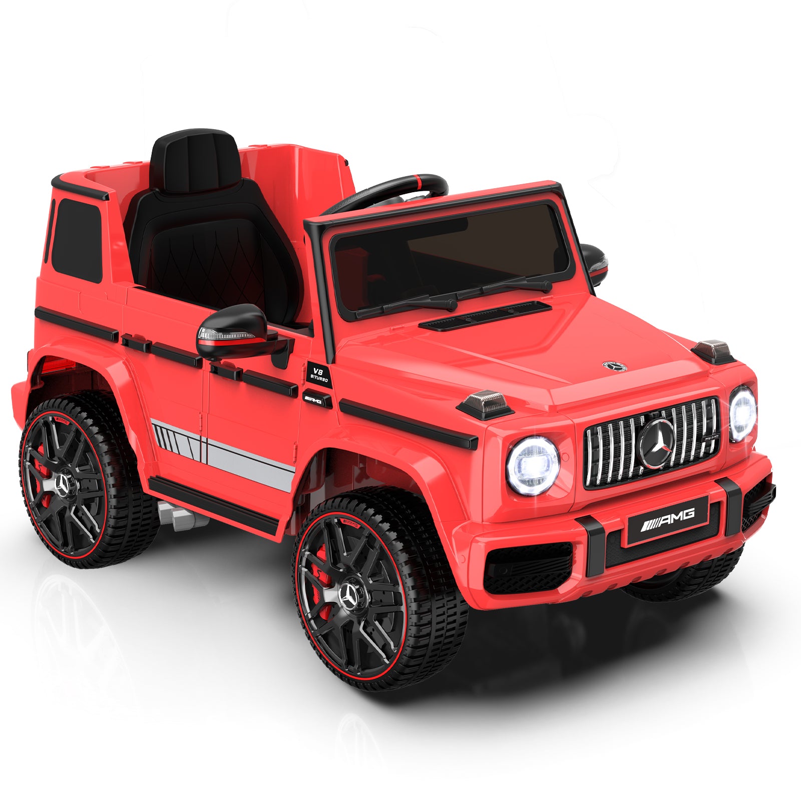 ANPABO Licensed Mercedes-Benz G63 Car 12V Ride on Car With Parent Remote Control