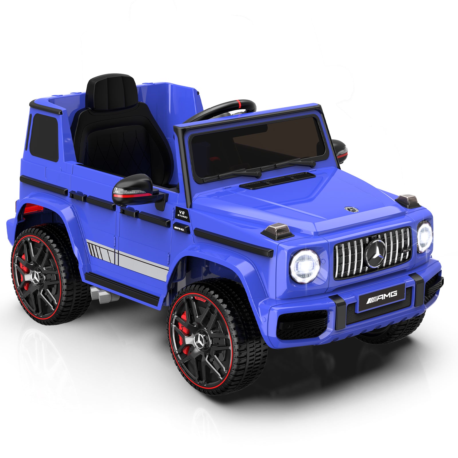 ANPABO Licensed Mercedes-Benz G63 Car 12V Ride on Car With Parent Remote Control
