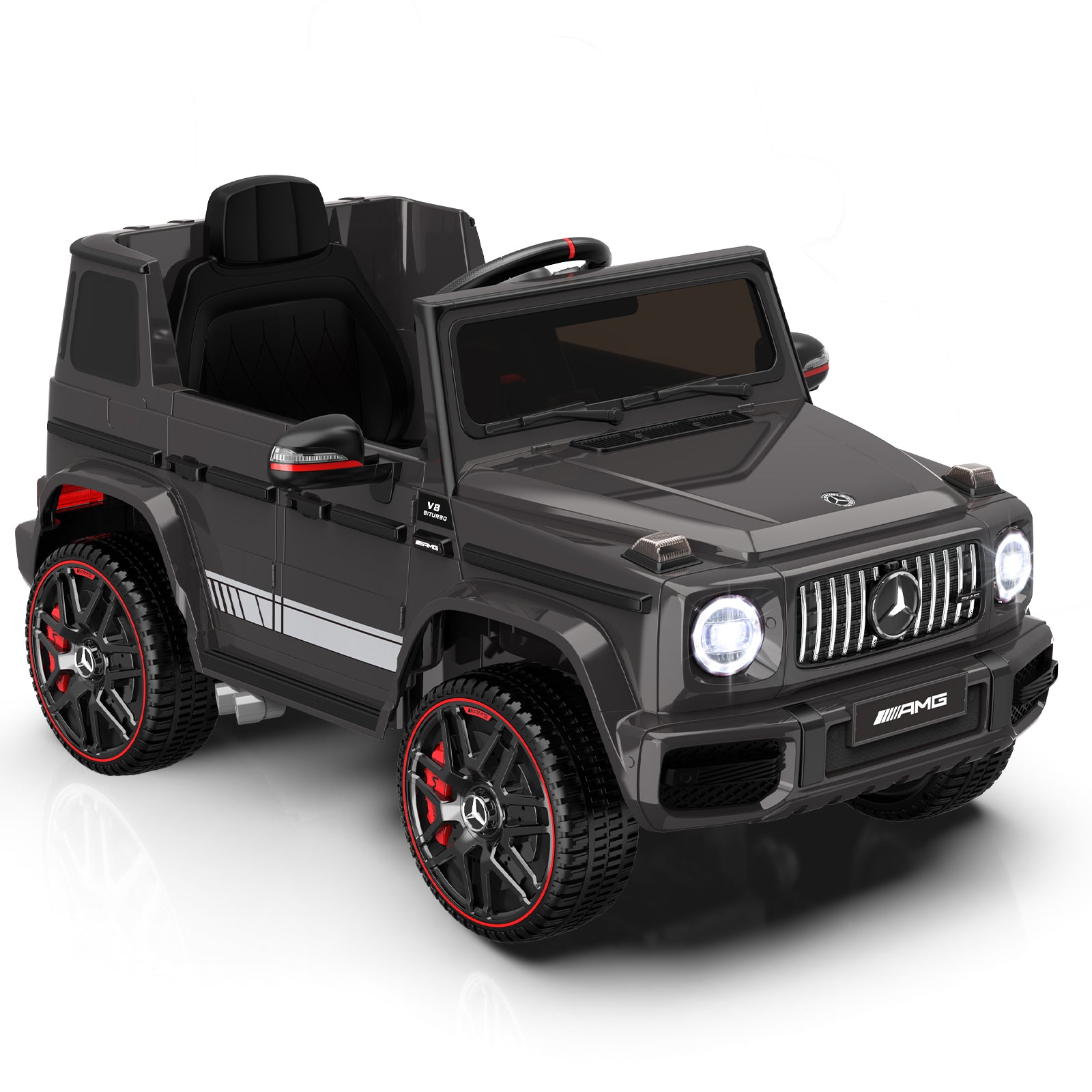 ANPABO Licensed Mercedes-Benz G63 Car 12V Ride on Car With Parent Remote Control