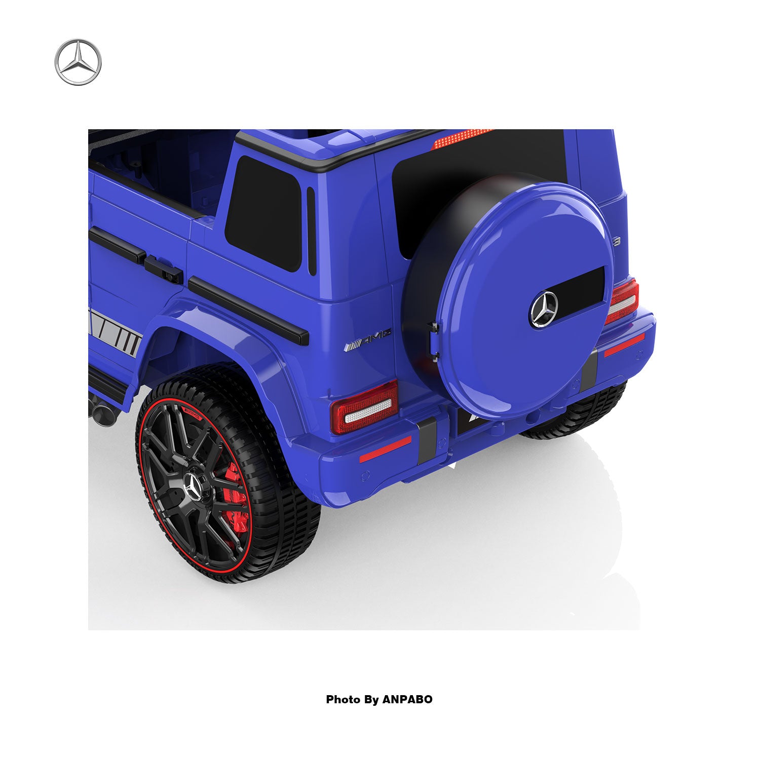 24V 2-Seater Mercedes-Benz G63 Kids Ride On Car/SUV with Remote Control-blue
