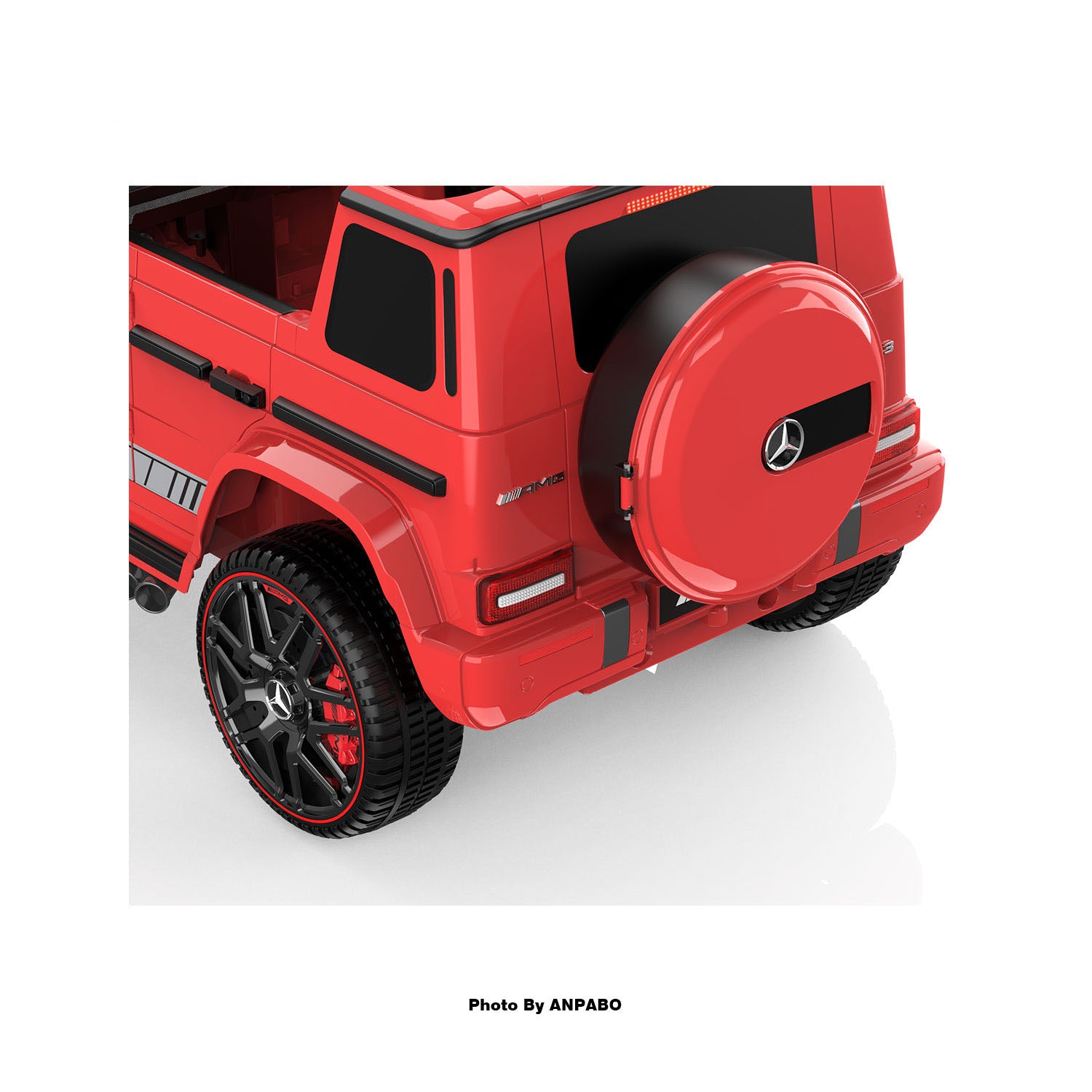 12V 2-Seater Mercedes-Benz G63 Kids Ride On Car/SUV with Remote Control-red