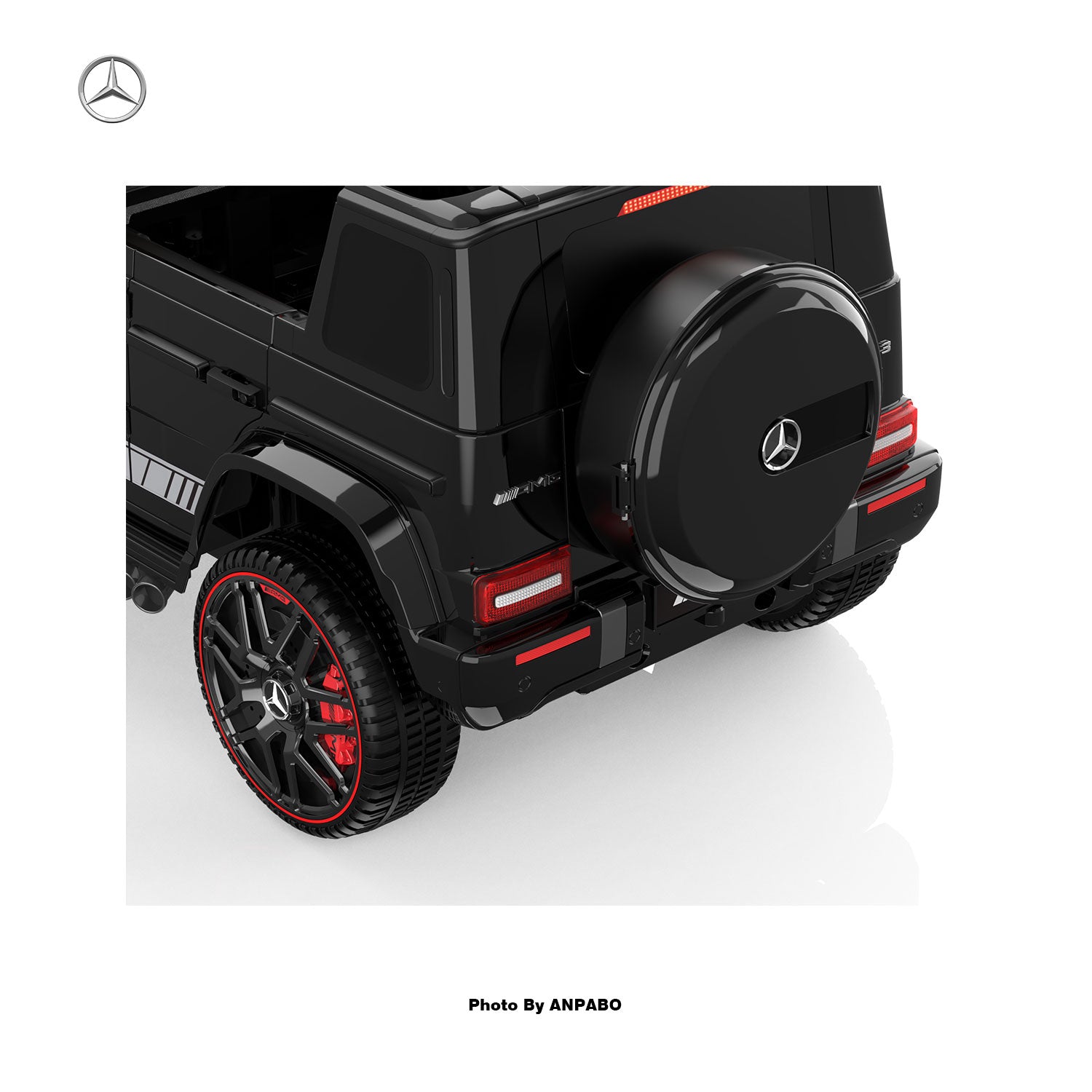 24V 2-Seater Mercedes-Benz G63 Kids Ride On Car/SUV with Remote Control-black