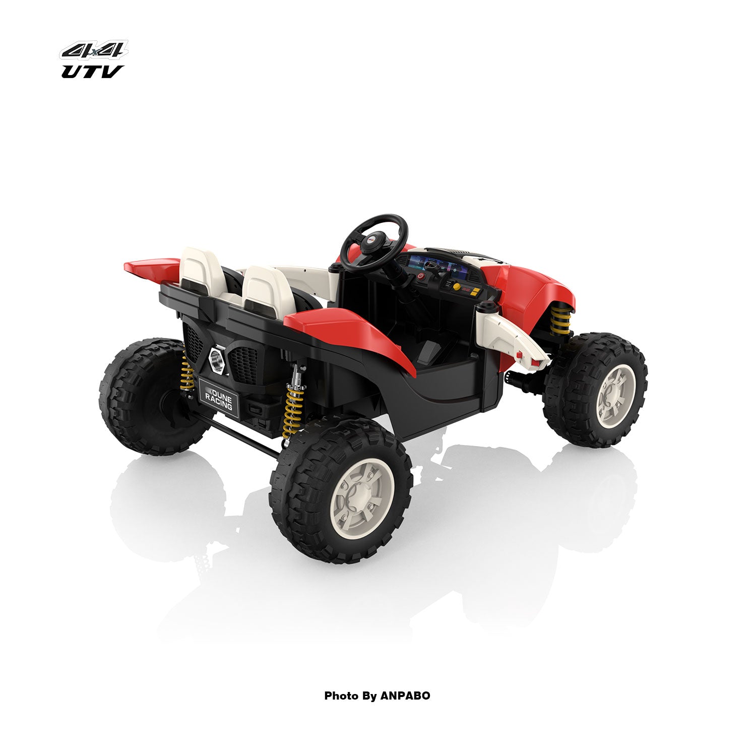 24V Bionic All Terrain UTV Ride on Buggy with Remot-red