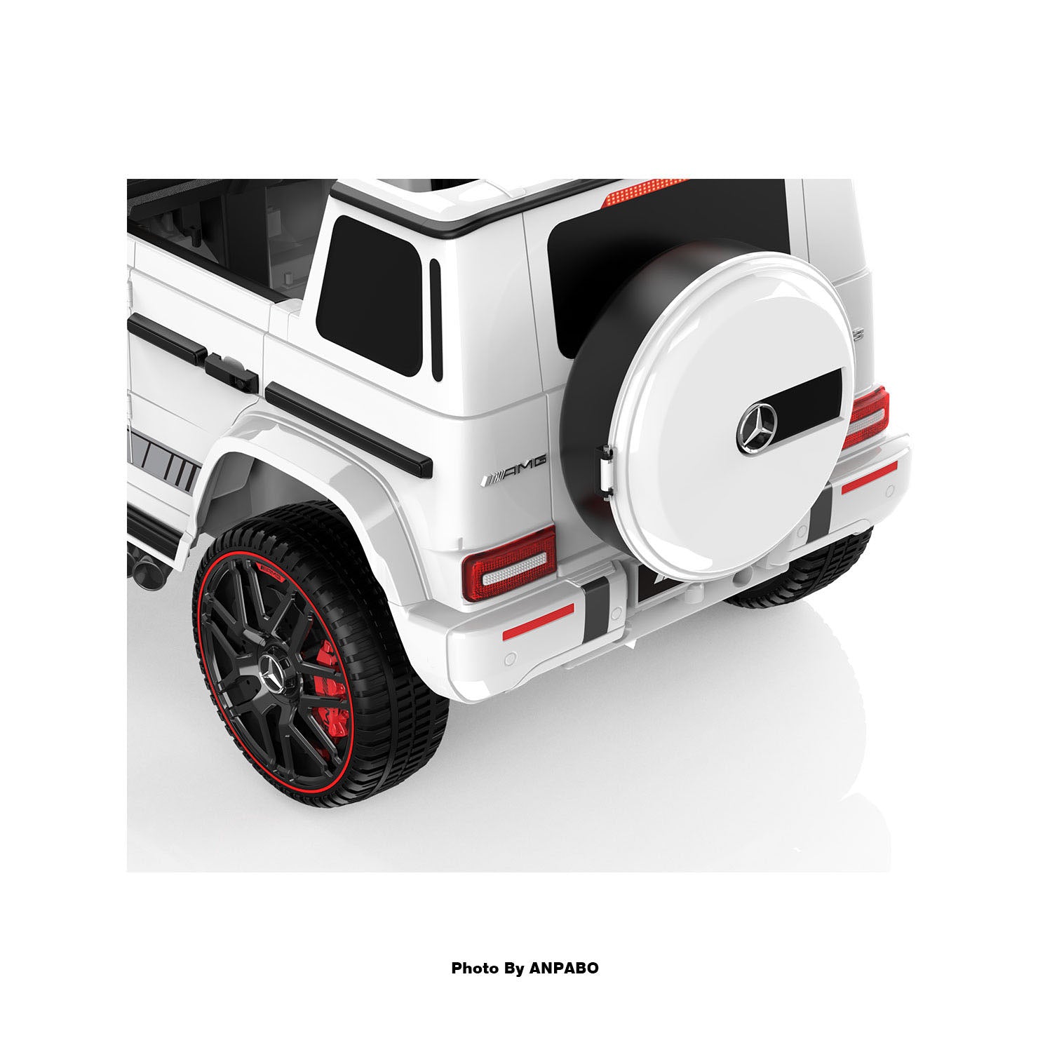 12V 2-Seater Mercedes-Benz G63 Kids Ride On Car/SUV with Remote Control-white