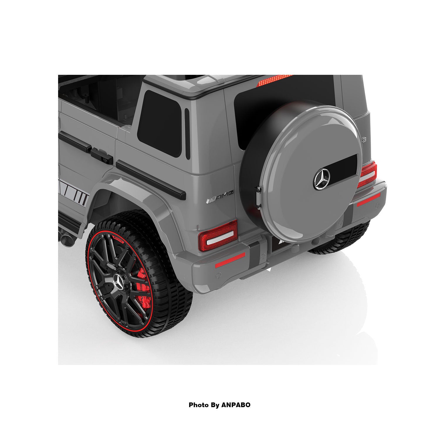 12V 2-Seater Mercedes-Benz G63 Kids Ride On Car/SUV with Remote Control-gray