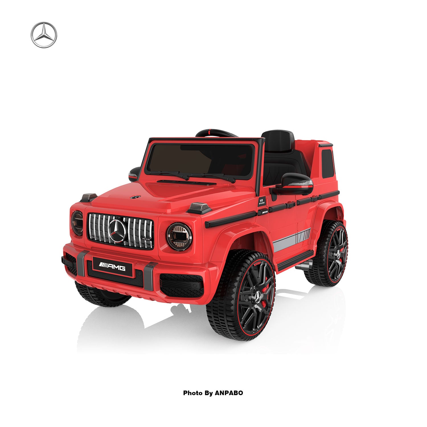 24V 2-Seater Mercedes-Benz G63 Kids Ride On Car/SUV with Remote Control-red