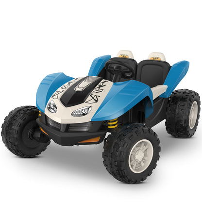 ANPABO 24 Volt 4WD Truck Two Seater With Parent Remote Control And Bluetooth Music Player 3-12+ Years Old