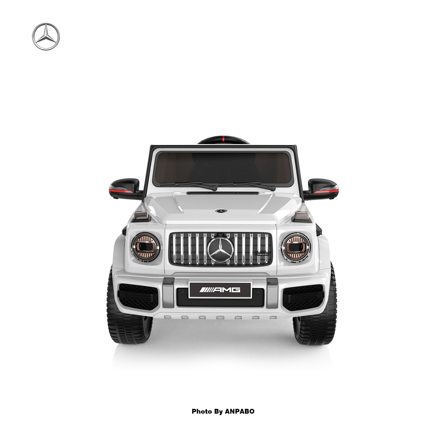 12V 2-Seater Mercedes-Benz G63 Kids Ride On Car/SUV with Remote Control-white
