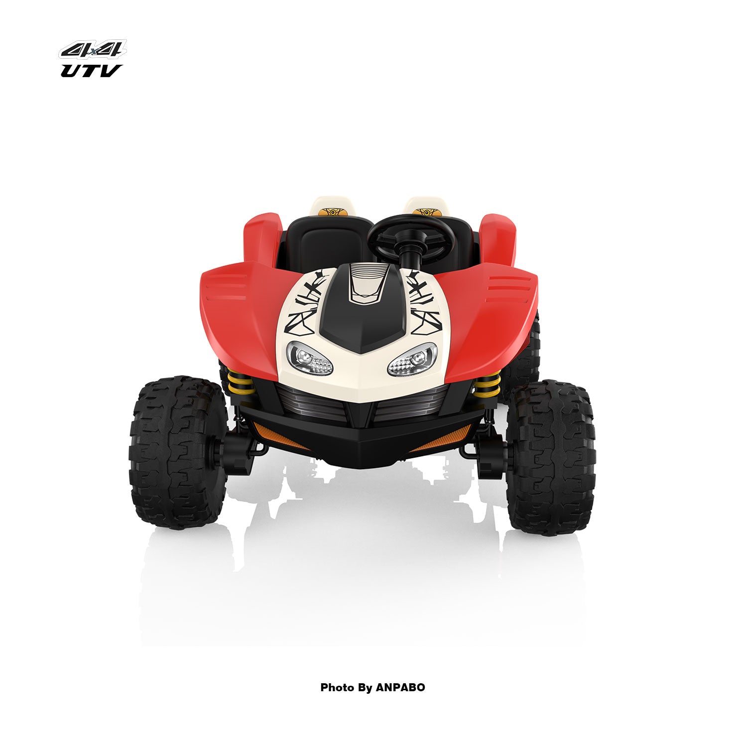 24V Bionic All Terrain UTV Ride on Buggy with Remot-red