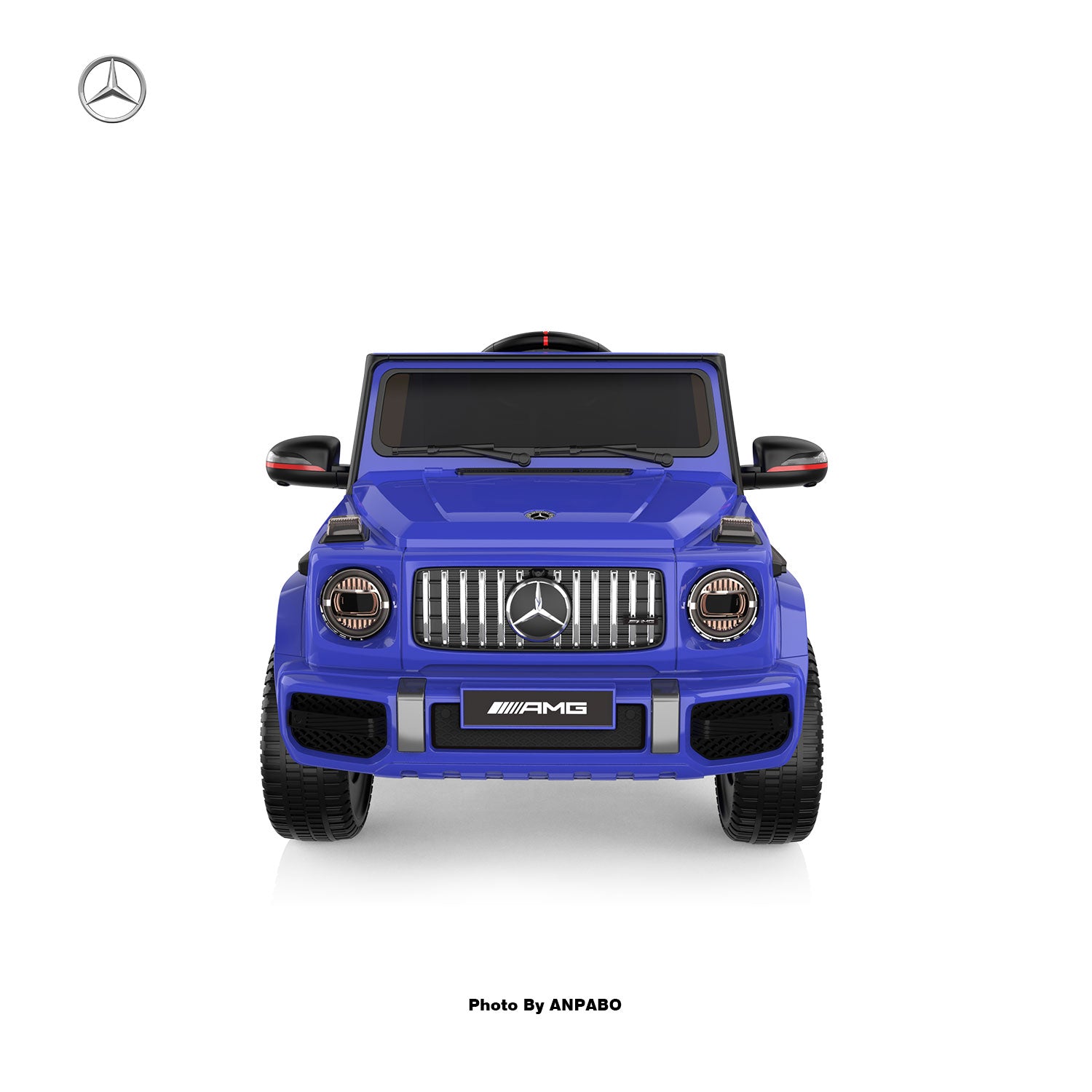24V 2-Seater Mercedes-Benz G63 Kids Ride On Car/SUV with Remote Control-blue
