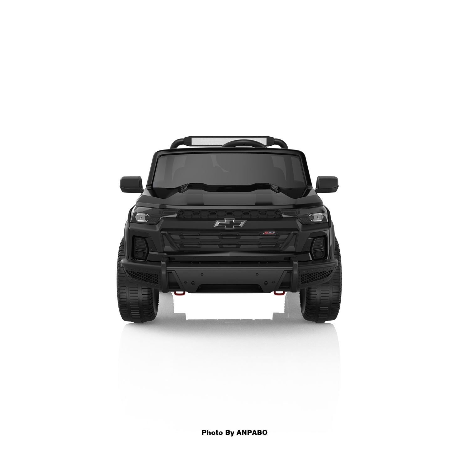 24V Licensed Chevrolet Colorado 2-Seater Kids Ride On Truck-black