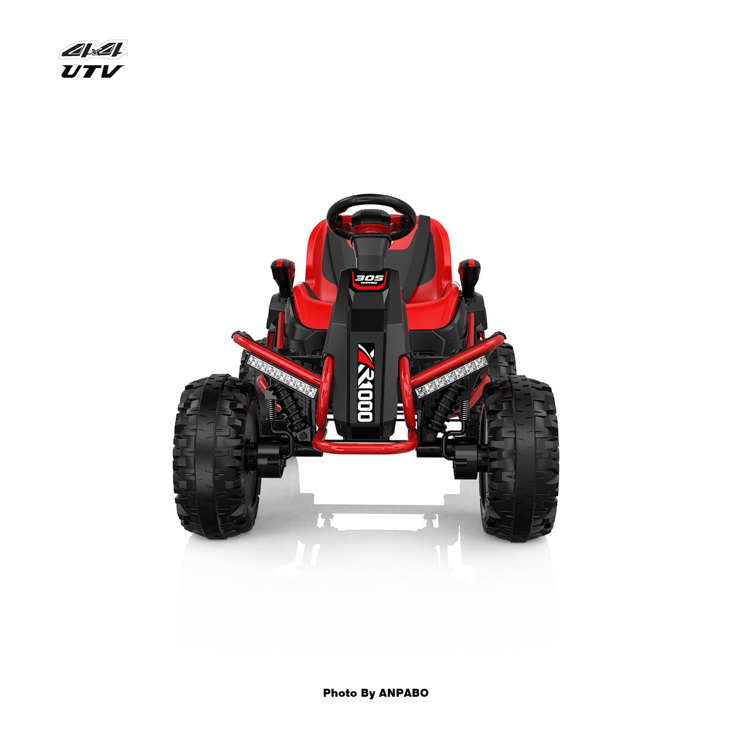 24V APBODirect Terrain Ride-On Buggy with Remote-red