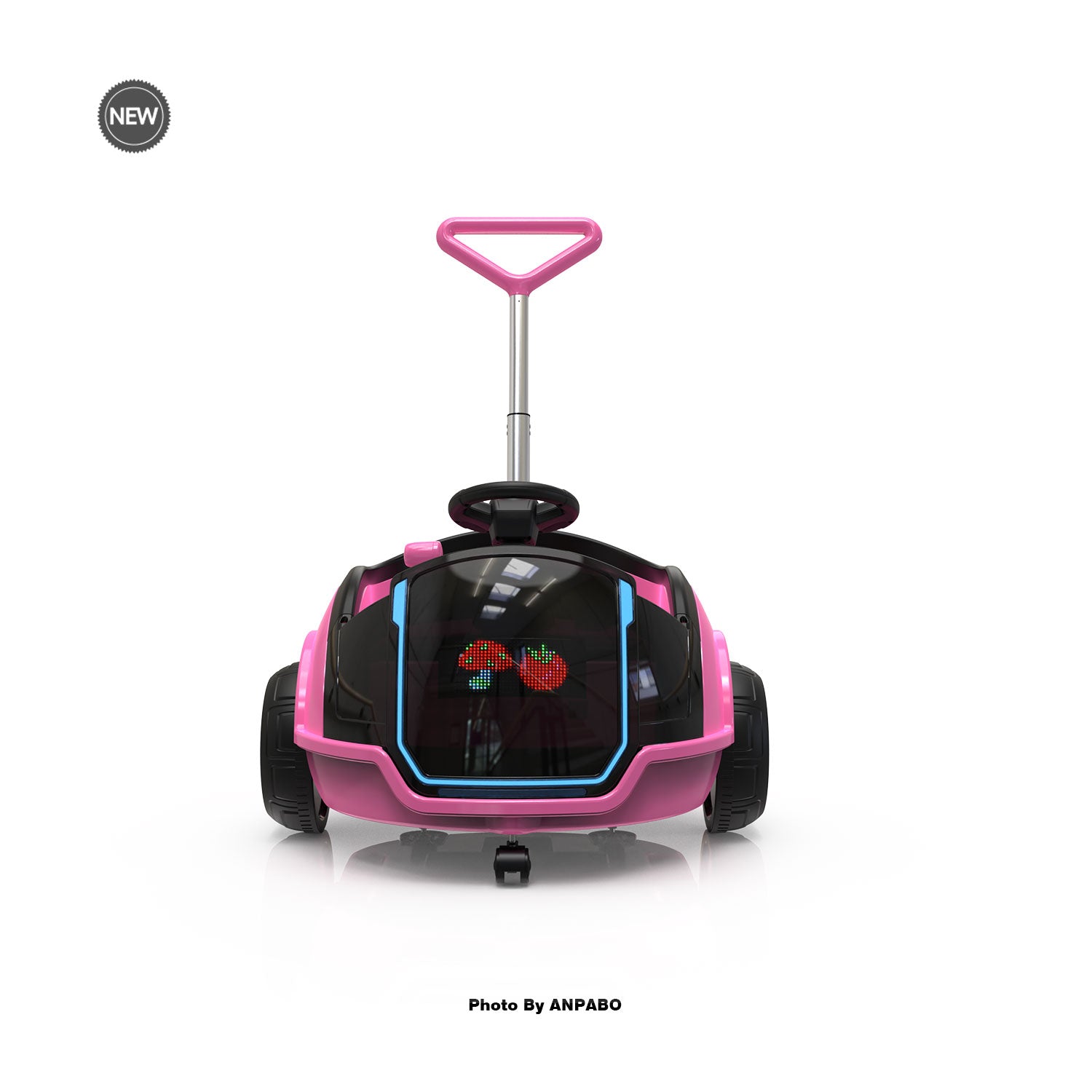 12V 3-In-1 Ride On Car Designed to Grow With Your Child-LED-pink