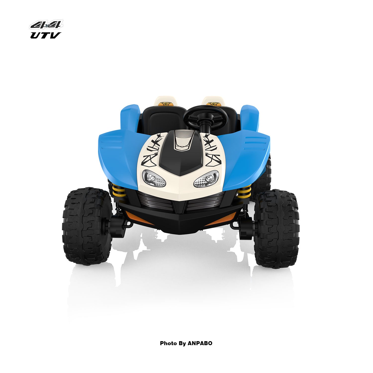 24V Bionic All Terrain UTV Ride on Buggy with Remot-blue