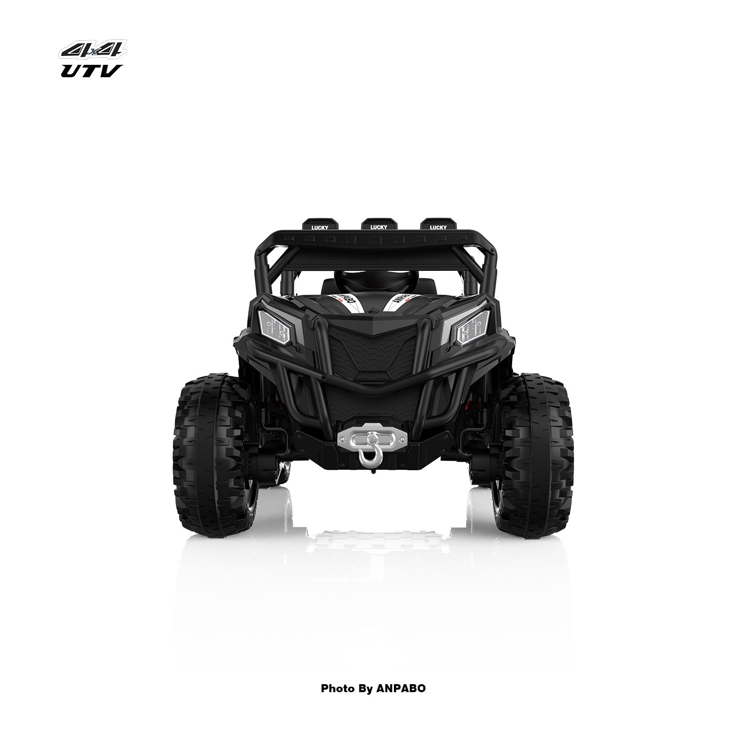 ANPABO 24V UTV Two Seater With Remote/Bluetooth UPC: B0CMTJ16VQ