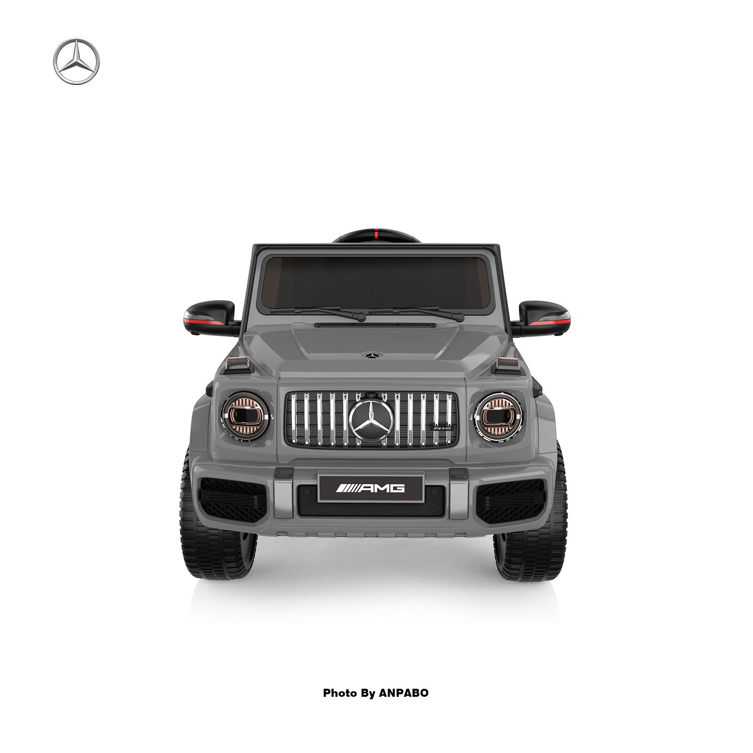 12V 2-Seater Mercedes-Benz G63 Kids Ride On Car/SUV with Remote Control-gray
