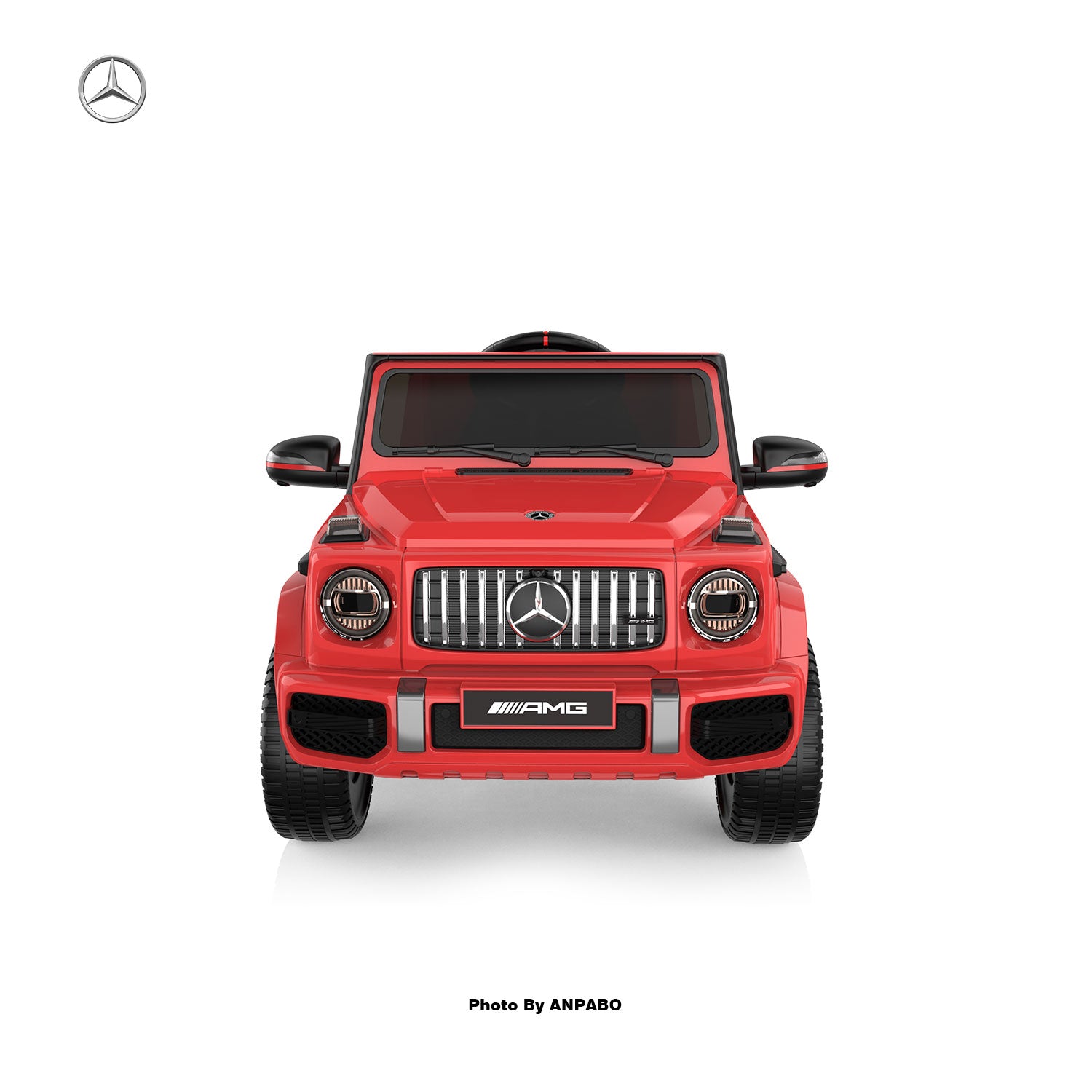 12V 2-Seater Mercedes-Benz G63 Kids Ride On Car/SUV with Remote Control-red