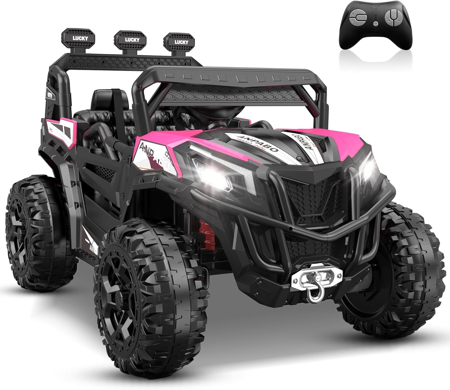 ANPABO 24V UTV Two Seater With Remote/Bluetooth