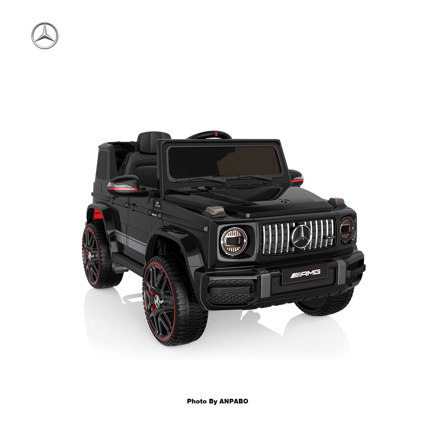 12V 2-Seater Mercedes-Benz G63 Kids Ride On Car/SUV with Remote Control-black