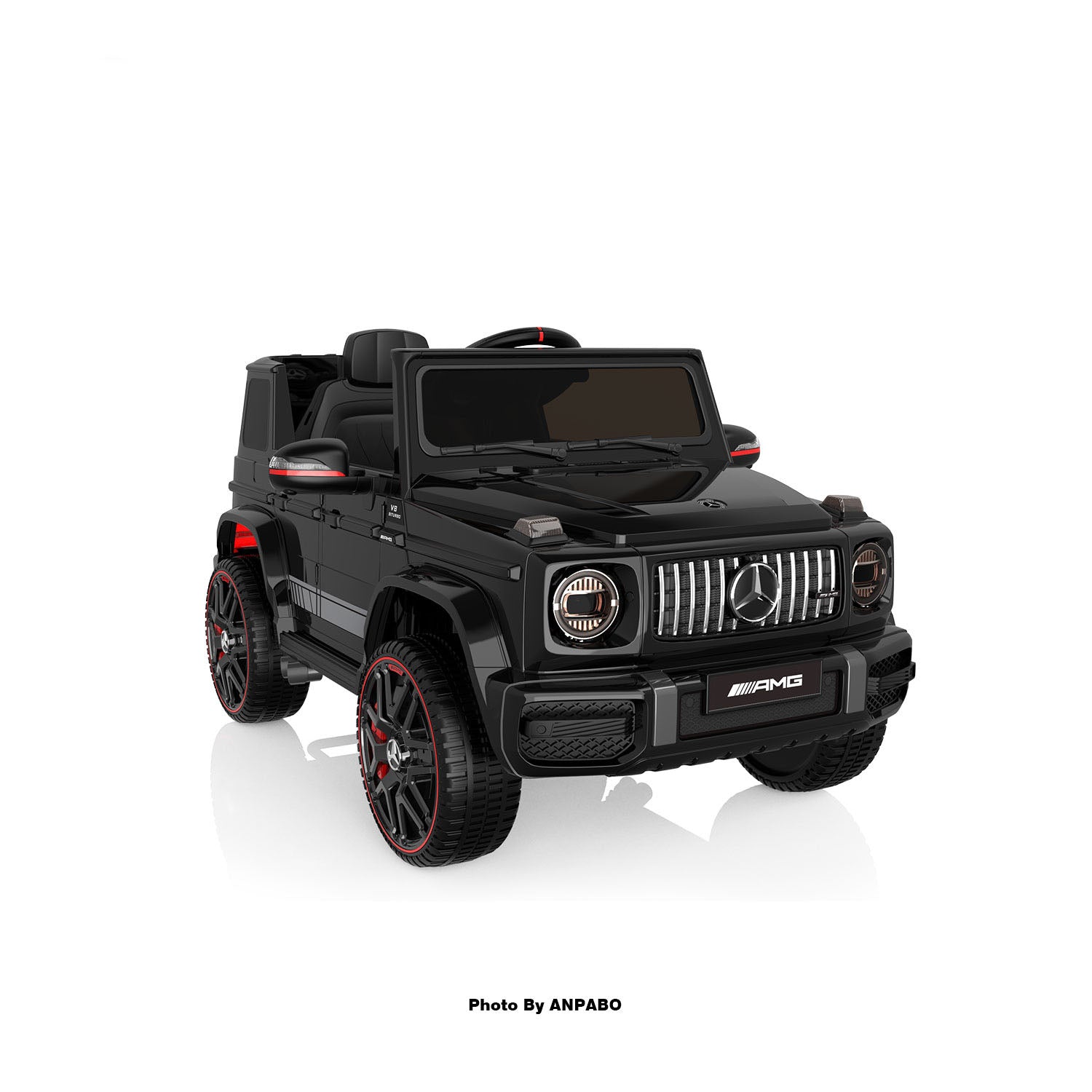 ANPABO 24V Licensed Mercedes-Benz AMG G63 With Remote/Bluetooth