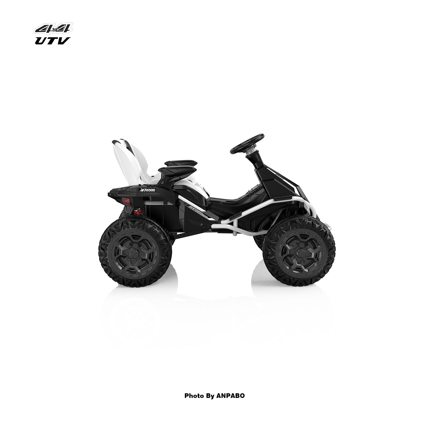 24V APBODirect Terrain Ride-On Buggy with Remote-white