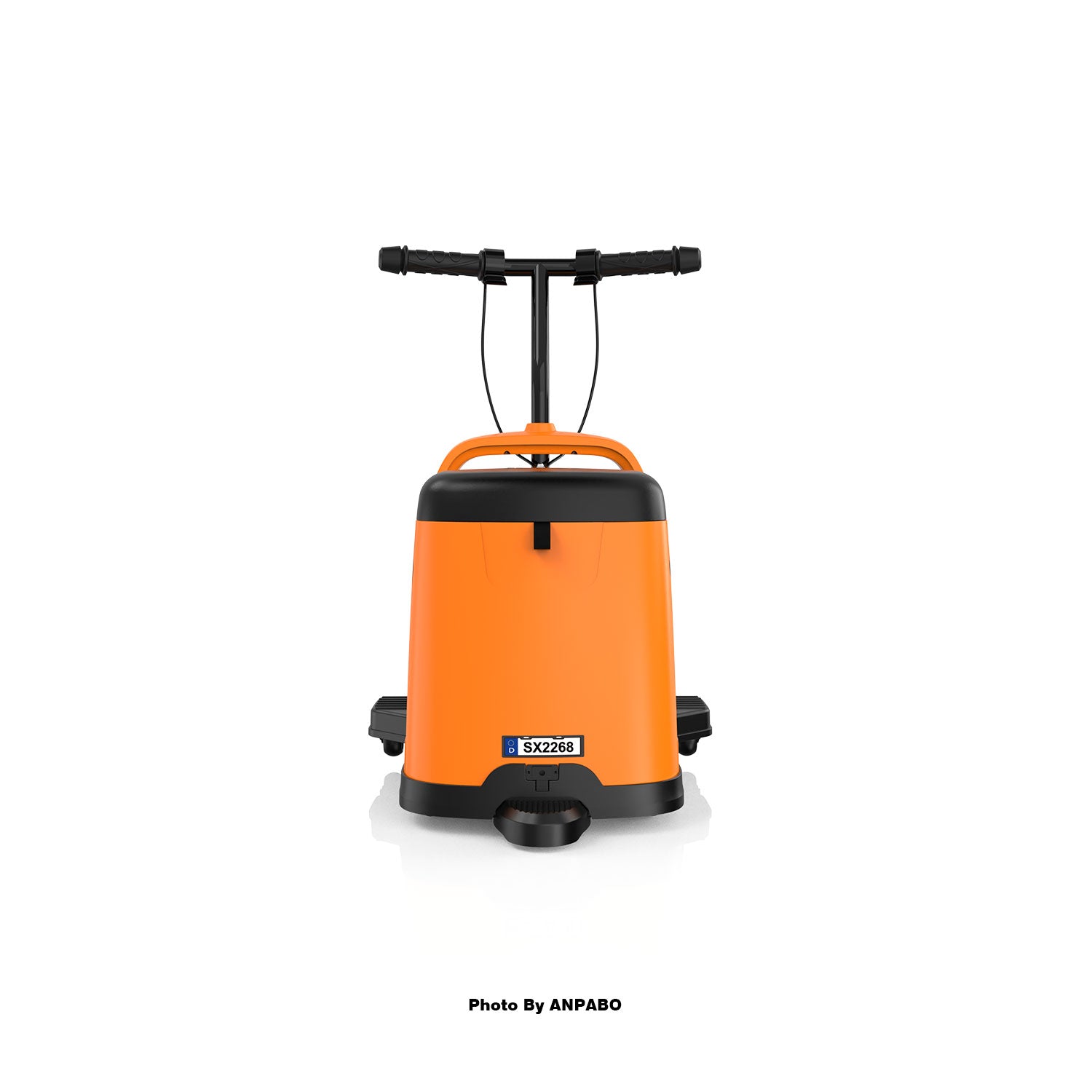 ANPABO 24V Kids Ride On Car with Lights & Music-orange