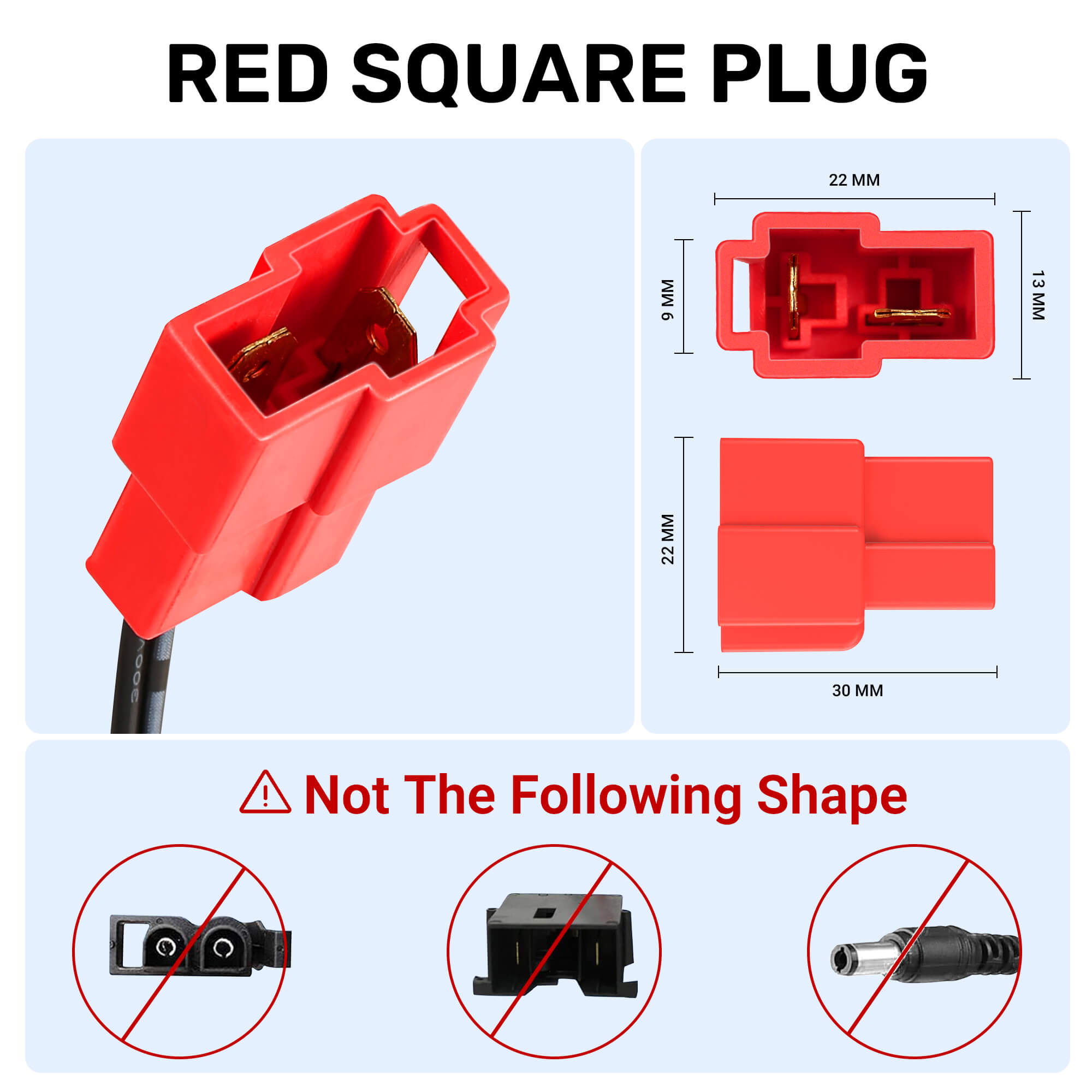 6V Charger with Square Plug for 6V Ride on Car