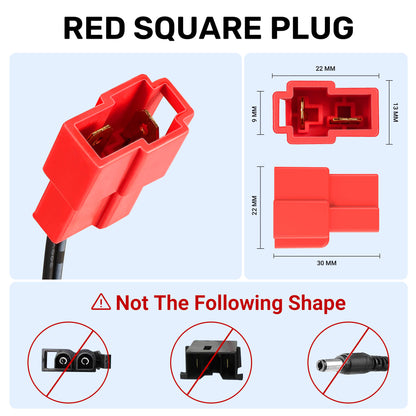 6V Charger with Square Plug for 6V Ride on Car