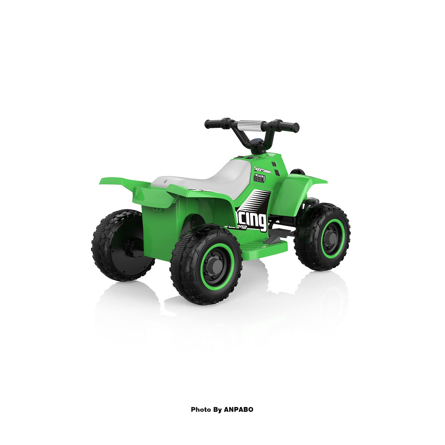 ANPABO 6V 7AH Kids Ride-On ATV - Fun, Safe Gift for Toddlers-green