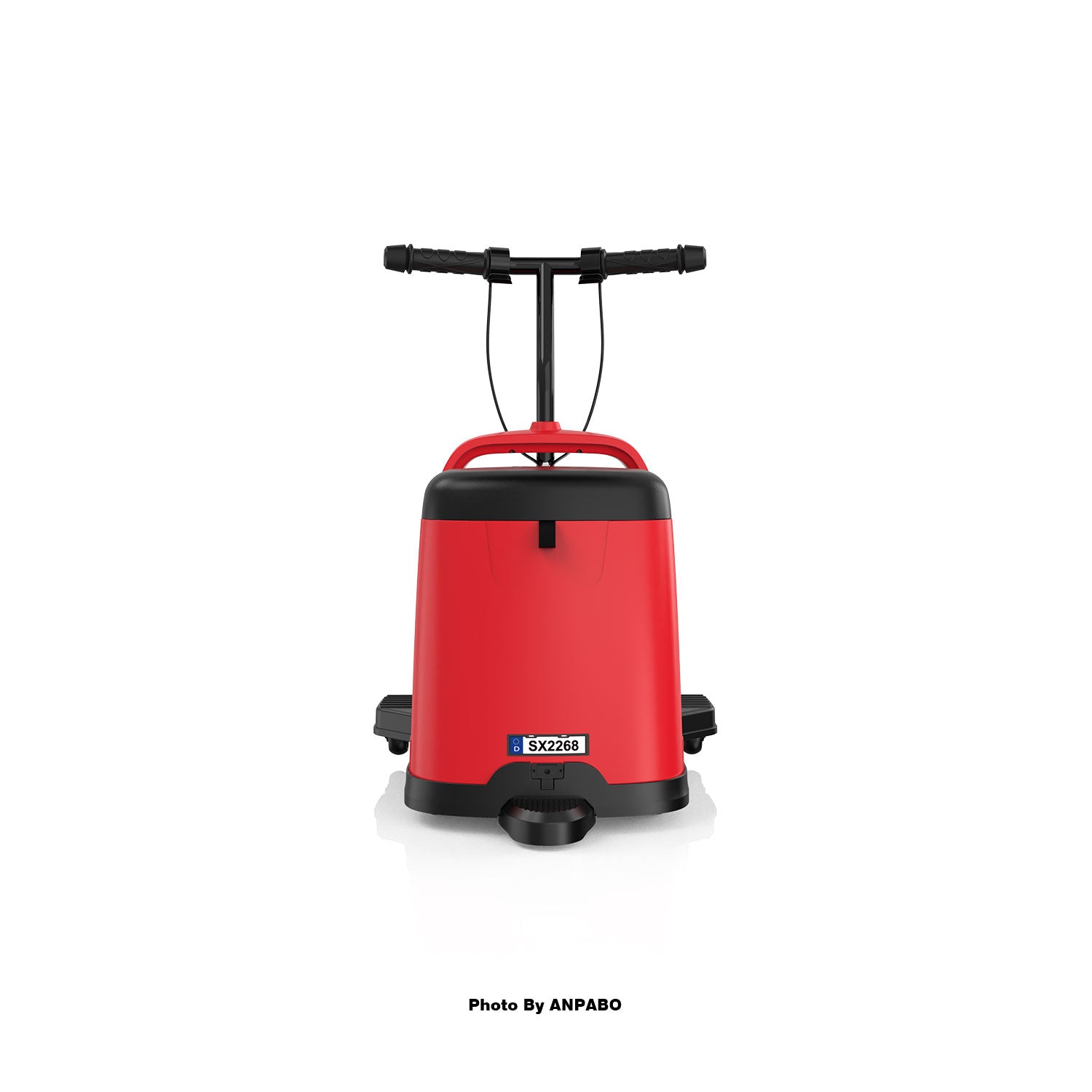 ANPABO 24V Kids Ride On Car with Lights & Music-red