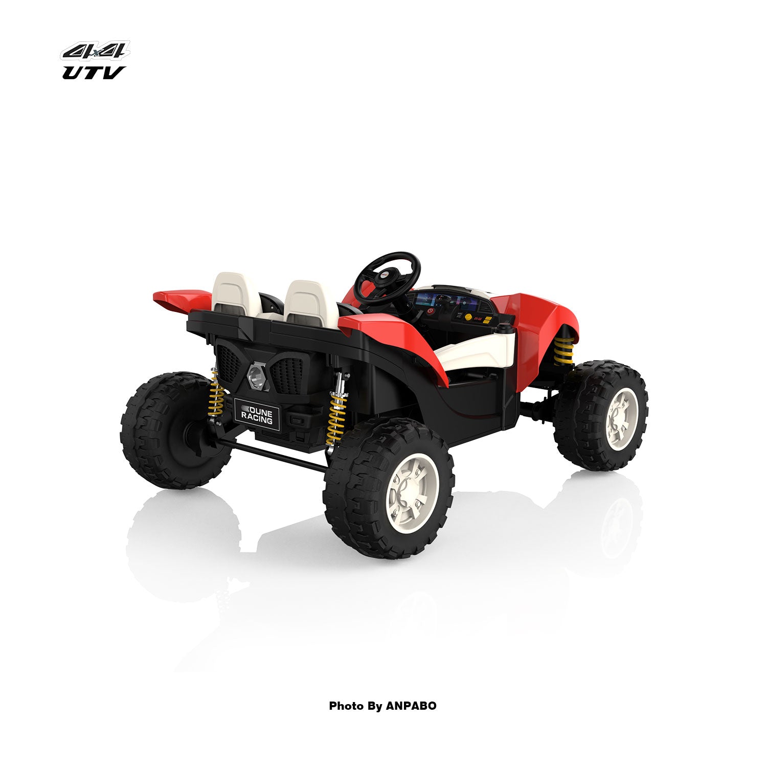 24V Bionic All Terrain UTV Ride on Buggy with Remot-red