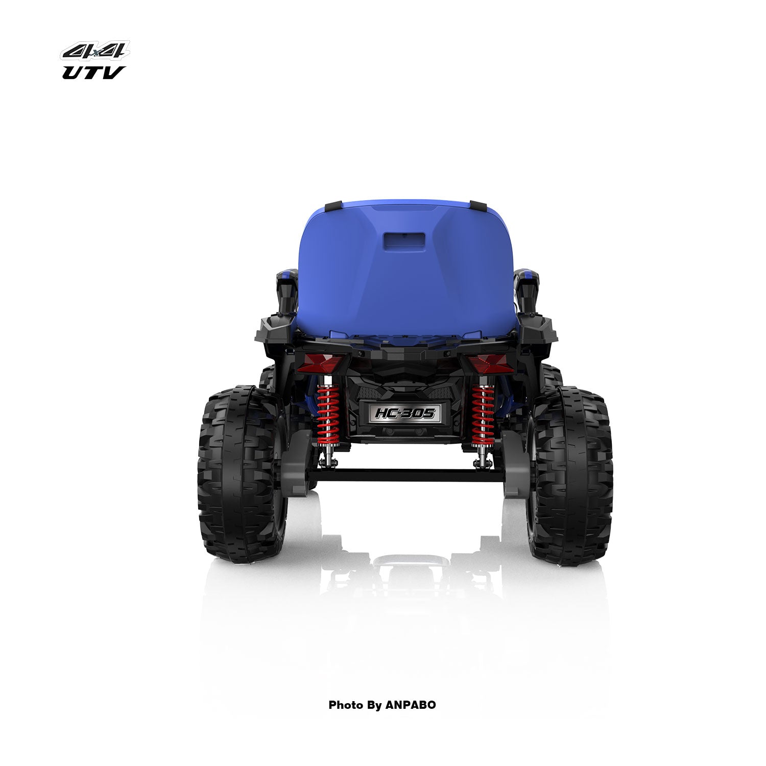24V APBODirect Terrain Ride-On Buggy with Remote-blue