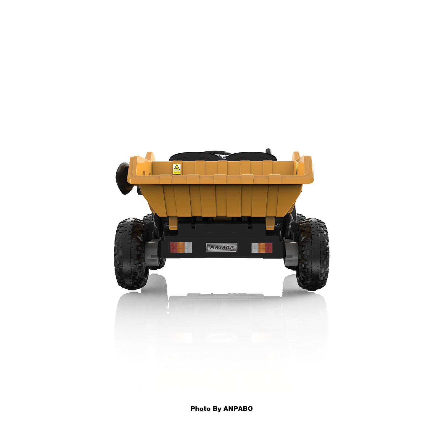 24V APBODirect Ride on Dump Truck for Kids with Remote Control-yellow