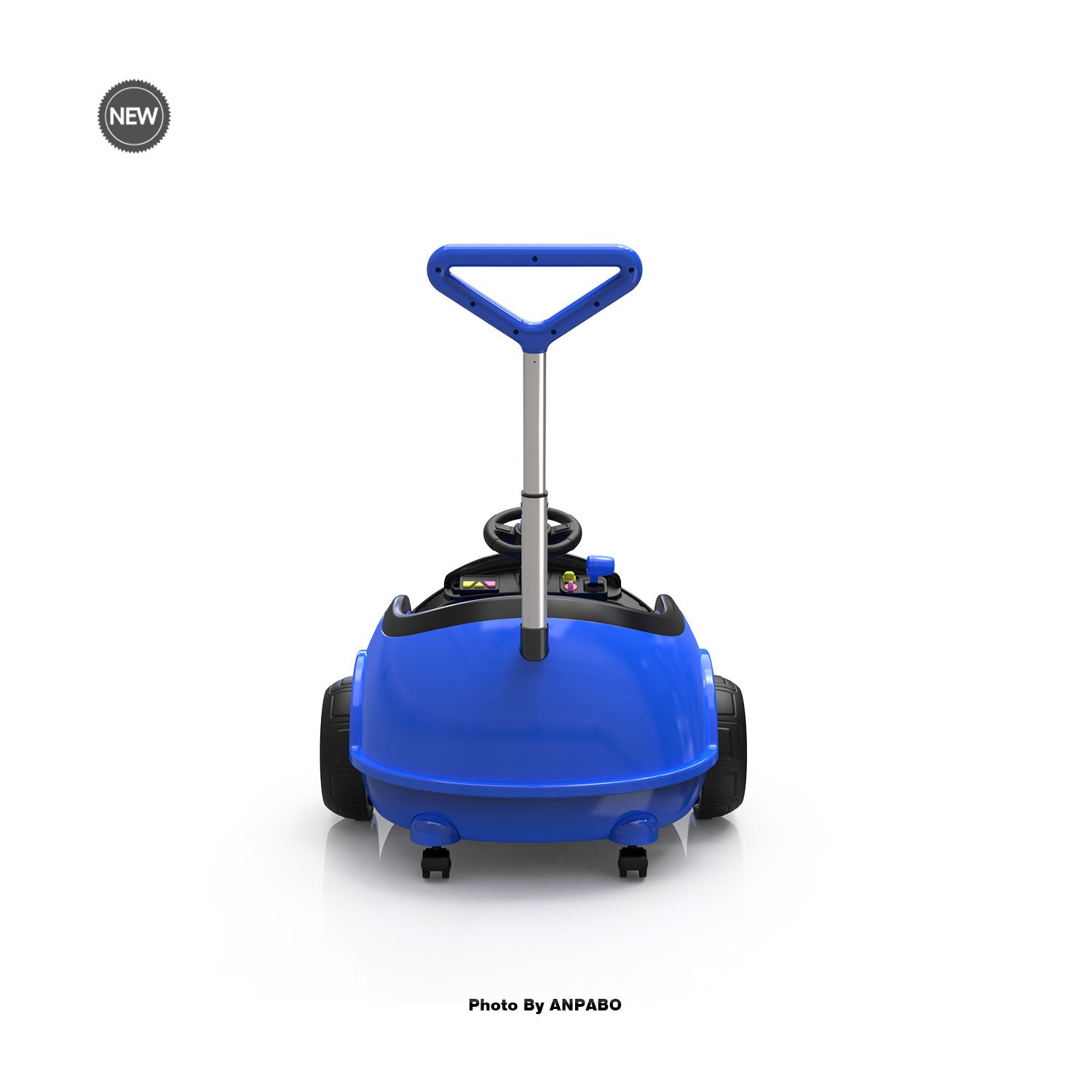 12V 3-In-1 Ride On Car Designed to Grow With Your Child-LED-blue