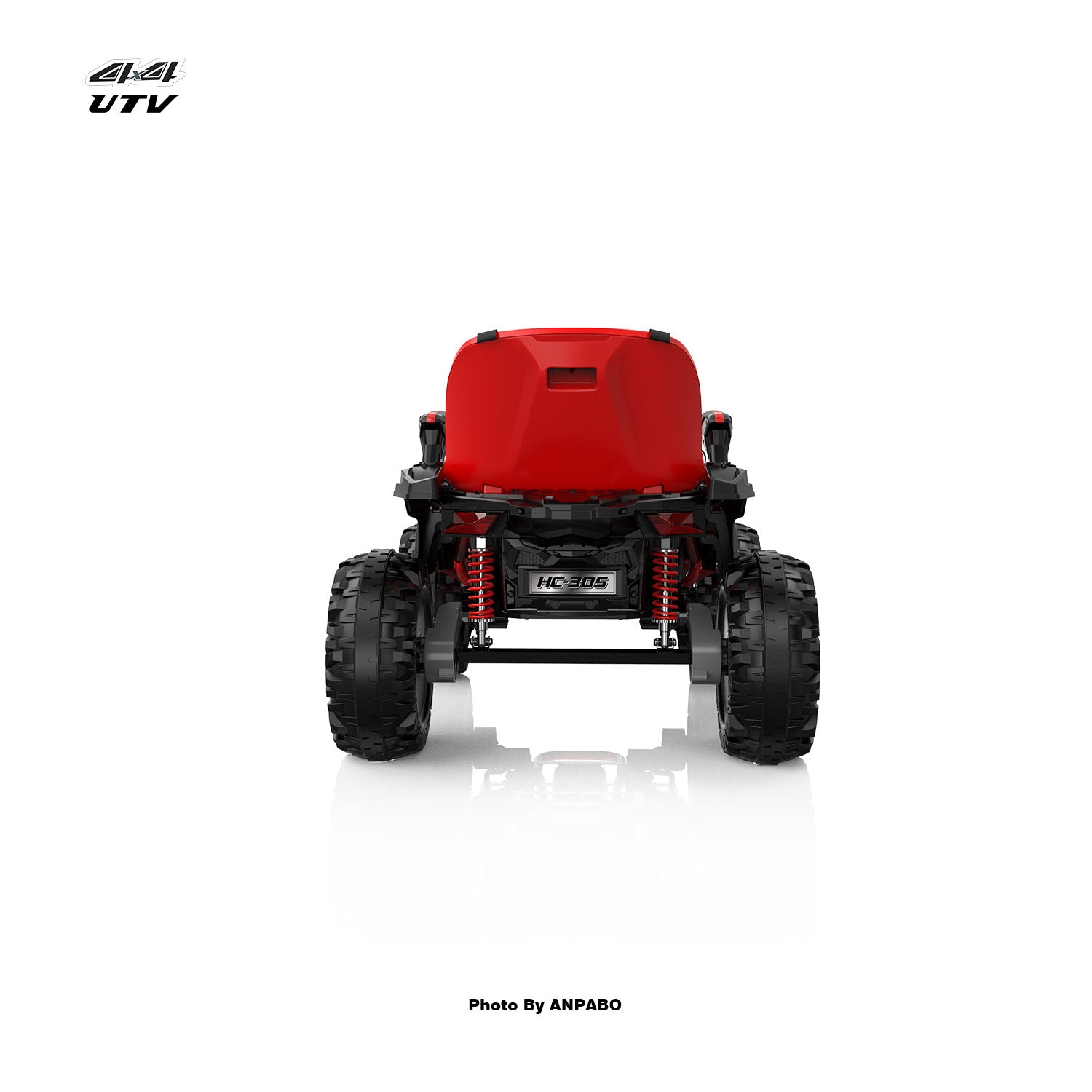 24V APBODirect Terrain Ride-On Buggy with Remote-red