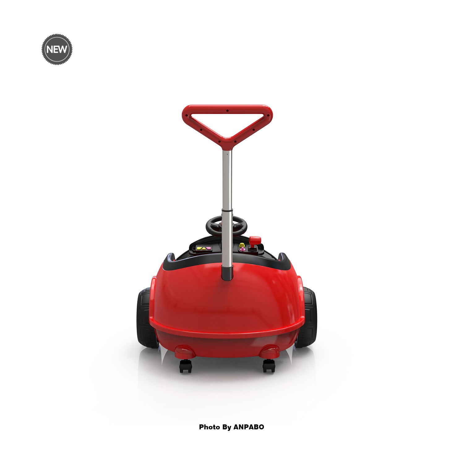 12V 3-In-1 Ride On Car Designed to Grow With Your Child-red