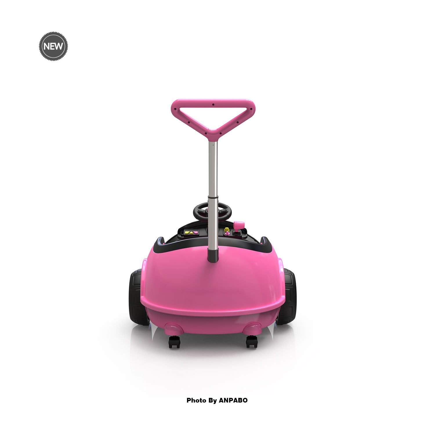 12V 3-In-1 Ride On Car Designed to Grow With Your Child-LED-pink