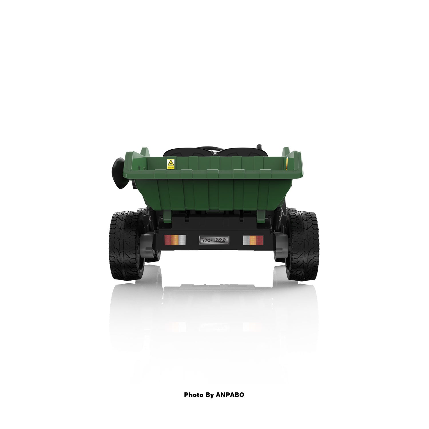 24V APBODirect Ride on Dump Truck for Kids with Remote Control-green