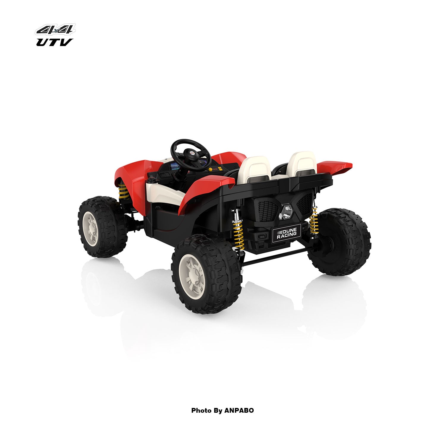 24V Bionic All Terrain UTV Ride on Buggy with Remot-red