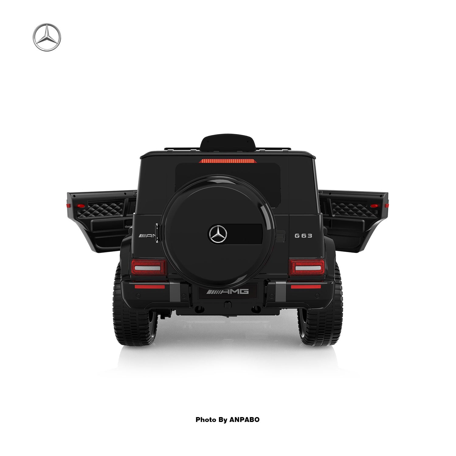 12V 2-Seater Mercedes-Benz G63 Kids Ride On Car/SUV with Remote Control-black