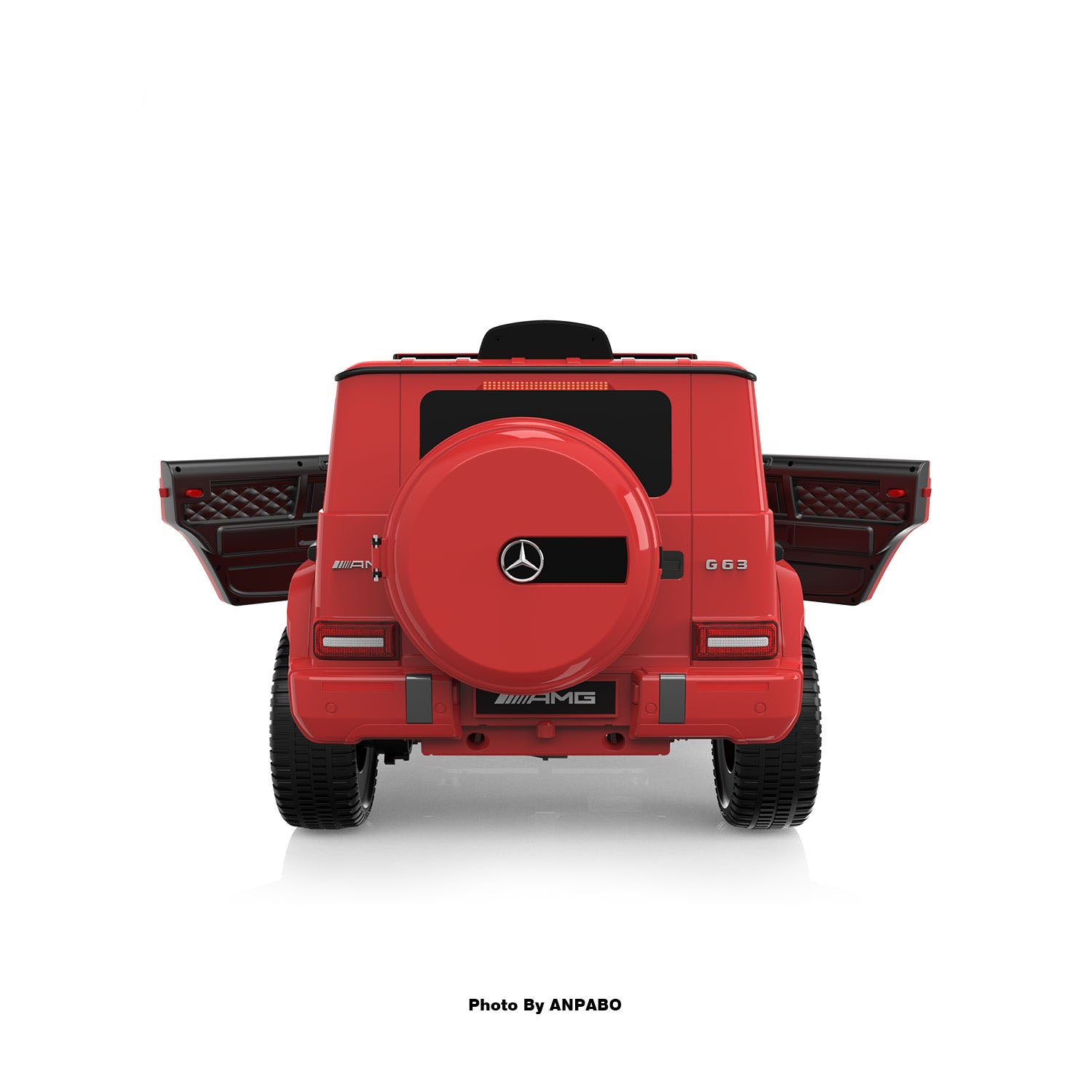 12V 2-Seater Mercedes-Benz G63 Kids Ride On Car/SUV with Remote Control-red