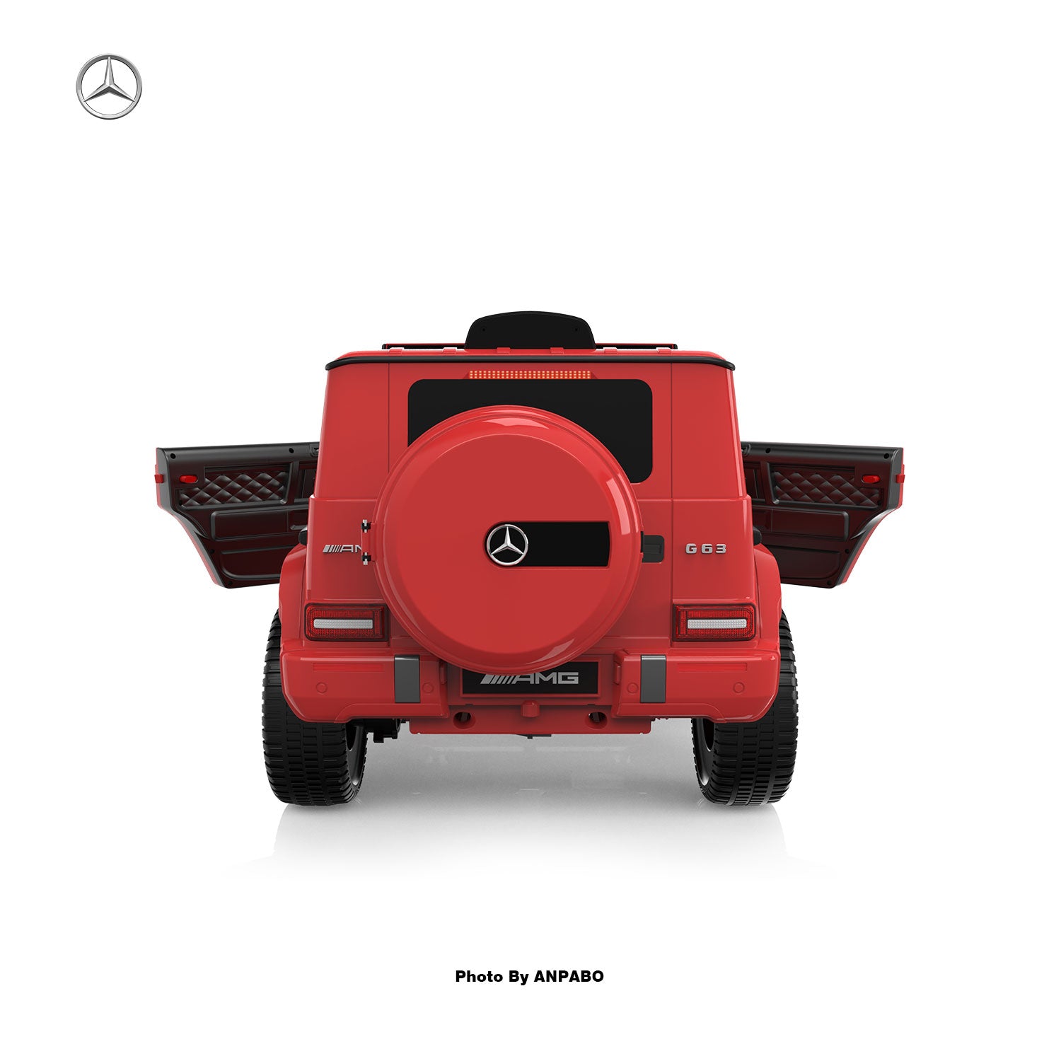 12V 2-Seater Mercedes-Benz G63 Kids Ride On Car/SUV with Remote Control-red