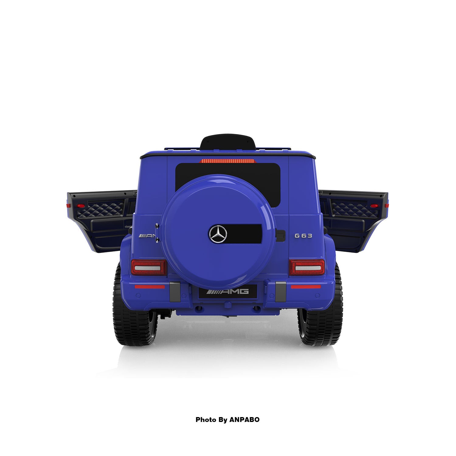 12V 2-Seater Mercedes-Benz G63 Kids Ride On Car/SUV with Remote Control-blue